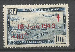ALGERIE PA N° 7 NEUF** LUXE SANS CHARNIERE  / Hingeless / MNH - Airmail