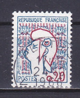 France, 1961, Marianne/Cocteau, 20c, USED - 1961 Marianne (Cocteau)