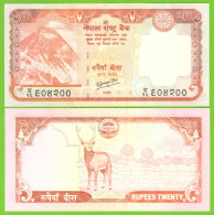 NEPAL 20 RUPEES 2010 P-62b UNC - Nepal