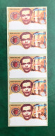 España Spain 1998, ATM ETIQUETA, GARCIA LORCA, Tira De 5 Etiquetas Blancas / Strip Of 5, Nuevos ** - Machine Labels [ATM]