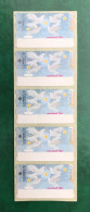 España Spain 1998, ATM ETIQUETA, NAVIDAD, Tira De 5 Etiquetas Blancas / Strip Of 5, Nuevos ** - Timbres De Distributeurs [ATM]