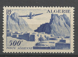 ALGERIE PA N° 12 NEUF* LEGERE TRACE DE CHARNIERE   / Hinge / MH - Posta Aerea