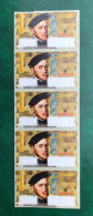 España Spain 1998, ATM ETIQUETA, IV CENTENARIO DE FELIPE II, Tira De 5 Etiquetas Blancas / Strip Of 5, Nuevos ** - Timbres De Distributeurs [ATM]