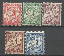 ALGERIE LOT TAXE NEUF* TRACE DE CHARNIERE   / Hinge / MH - Postage Due