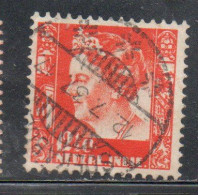 DUTCH INDIA INDIE INDE NEDERLANDS HOLLAND OLANDESE OLANDESI INDIES 1933 1937 1934 QUEEN WILHELMINA 12 1/2c USED USATO - Nederlands-Indië