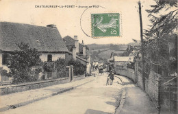 CPA 87 CHATEAUNEUF LA FORET AVENUE DU PONT - Poix-de-Picardie