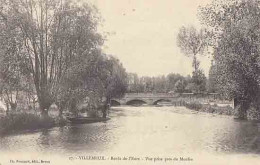 28 - VILLEMEUX - Bords De L'Eure - Vue Prise Du Moulin - Villemeux-sur-Eure