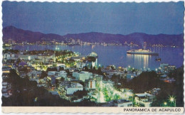 MEXIQUE : ACAPULCO : Vue Générale La Nuit - Mexique