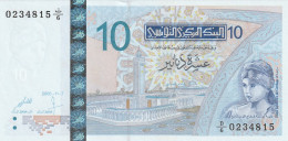 TUNISIA 10 DINARS  2005  P-90  UNC - Tunisia