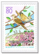 Japan 1997 (B6) Birds Waaliataube (Treron Waalia) Pigeons And Doves Piccioni - Primula Siebold - Flora MNH ** - Nuevos