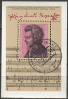 DDR 1981 Nr.2572 Block 62  O Gestempelt Tagesstempel  225.Geb. Wolfgang Amadeus Mozart ( B 1241/3 ) Günstiger Versand - 1981-1990