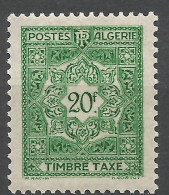 ALGERIE TAXE N° 45 NEUF**  SANS CHARNIERE  / Hingeless / MNH - Strafport