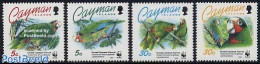 Cayman Islands 1993 WWF, Birds 4v, Mint NH, Nature - Birds - Parrots - World Wildlife Fund (WWF) - Cayman Islands
