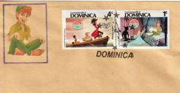 Peter Pan (Disney Character) Letter From Dominica Island - Altri & Non Classificati