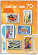 BF N° F 5056 ** Les Années 70 - L'automobile, Mode, Sport, Télévision, Loisirs, Parc Des Princes. 2016 - Neufs