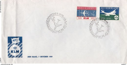 Netherlands Pays Bas Spec Cover KLM 40 Jaar 07.10.1959 - Lettres & Documents