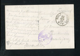 "DEUTSCHES REICH" 1915, Color-AK "Generaloberst Von Kluck" Per Feldpost, Stempel "Vereins-Lazarett",K1 "Sulz" (2720) - Feldpost (postage Free)