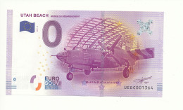 Billet Touristique 0 Euro - UTAH BEACH MUSEE DU DEBARQUEMENT - UEDC - 2017-2 - N° 1364 - Billet épuisé - Andere & Zonder Classificatie