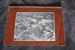 Calendrier Porte Document 1933 Auxerre Usine Moreau Chocolat Pâte Alimentaire - Big : 1921-40