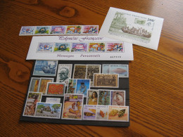 POLYNESIE ANNEE COMPLETE 1989 NEUVE LUXE - MNH - COTE YVERT 179,20 EUROS - Neufs