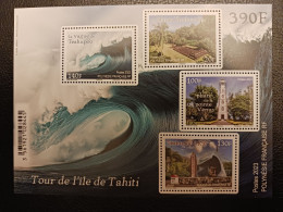 Polynesia 2023 Polynesie Tourist Spots Tahiti Lighthouse Venus Lighthouse Ms4v Mnh - Unused Stamps