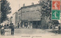 13) MARIGNANE : Les 3 Avenues (1917) - Marignane