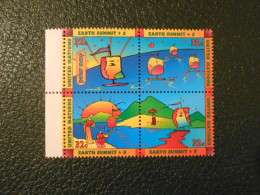 NATIONS-UNIES NEW-YORK YT 724/727 SOMMET PLANETE-TERRE** - Unused Stamps
