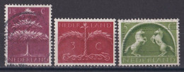 Pays Bas - 1930 - 1948 ( Wilhelmine )   Y&T  N ° 396  400  401  Neuf Sans Gomme Et Oblitéré - Gebruikt