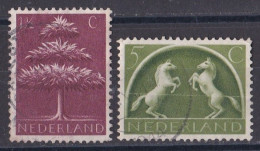 Pays Bas - 1930 - 1948 ( Wilhelmine )   Y&T  N ° 396 Et 401  Oblitéré - Gebruikt