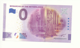 Billet Touristique 0 Euro - MONARCHS OF THE NETHERLANDS - PEAS - 2020-10 -  n° 455 - Autres & Non Classés