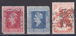 Pays Bas - 1930 - 1948 ( Wilhelmine )   Y&T  N ° 418  420  433  Oblitéré - Gebruikt