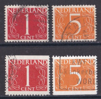 Pays Bas - 1930 - 1948 ( Wilhelmine )   Y&T  N ° 457  611  Oblitéré - Gebruikt