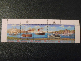 NATIONS-UNIES NEW-YORK YT 728/732  LES TRANSPORTS - BATEAUX** - Ungebraucht