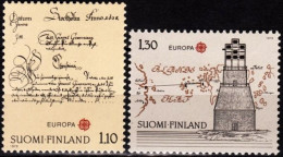 FINLAND 1979 EUROPA: Postal History. Letter, Optical Telegraph. Complete Set, MNH - 1979
