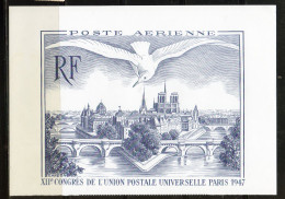 FR 2023-AFFICHE "XIIe CONGRES DE L'UNON POSTALE UNIVERSELLE-PARIS 1947" L'image Du TIMBRE-Hors Abt-Daté 24.10.23 " Neuf - Exposiciones Filatelicas