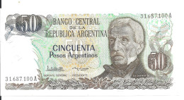 ARGENTINE 50 PESOS ARGENTINOS ND1983-85 UNC P 314 - Argentina