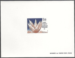 Epreuve De Luxe Taaf/fsat Mineral Aragonite YVT 153 - Imperforates, Proofs & Errors