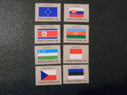 NATIONS-UNIES NEW-YORK YT 743/750 DRAPEAUX DES ETATS MEMBRES** - Unused Stamps