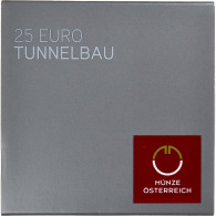 Autriche, 25 Euro, Tunneling, 2013, Vienna, FDC, Bimétallique, KM:3217 - Austria