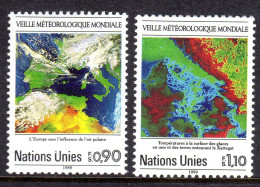 UNITED NATIONS GENEVA - 1989 WORLD WEATHER WATCH SET (2V) FINE MNH ** SG G176-G177 - Nuevos