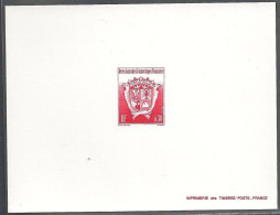 Epreuve De Luxe Taaf/fsat Armoiries Du Territoire YVT 172 - Imperforates, Proofs & Errors