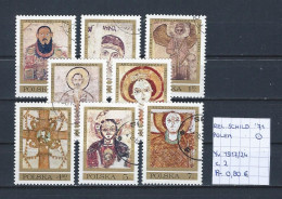 (TJ) Godsdienst - Religieuze Kunst - Polen 1971 - YT 1917/24 (gest./obl./used) - Schilderijen