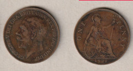 01924) Grossbritannien, 1 Penny 1927, George V - Other & Unclassified