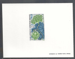 Epreuve De Luxe Taaf/fsat Flore YVT 175 - Imperforates, Proofs & Errors