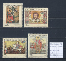 (TJ) Godsdienst - Religieuze Kunst - Tsjechoslowakije 1970 - YT 1820/23 (postfris/neuf/MNH) - Quadri