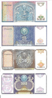 OUZBEKISTAN 5-25-50-100 SUM 1994 UNC P 75-77-78-79 ( 4 Billets Diff ) - Uzbekistán