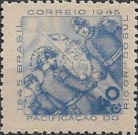 BRAZIL -  CENTENARY OF THE PACIFICATION OF THE STATE OF RIO GRANDE DO SUL 1945 - MNH - Unused Stamps
