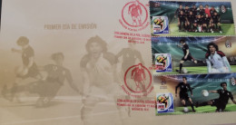 SD)2010, MEXICO, FIRST DAY OF ISSUE COVER, FIFA WORLD CUP, SOUTH AFRICA, FDC - Mexique