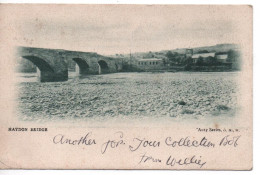 HAYDON BRIDGE WITH GOOD HAYDON BRIDGE POSTMARK - 1903 - NORTHUMBERLAND - Autres & Non Classés