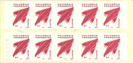 POLYNESIA, 2005, Booklet / Carnet 8  Marara Red, 10x TVP, - Cuadernillos